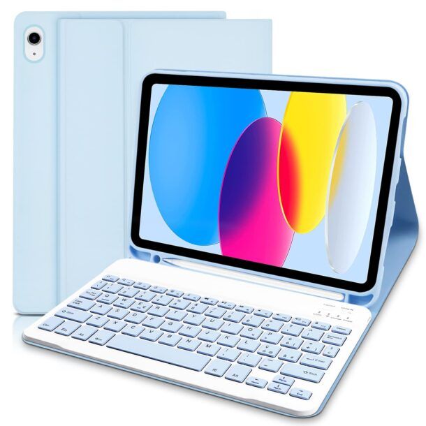 Tastiera Wireless per Tablet per iPad Samsung Xiaomi Huawei