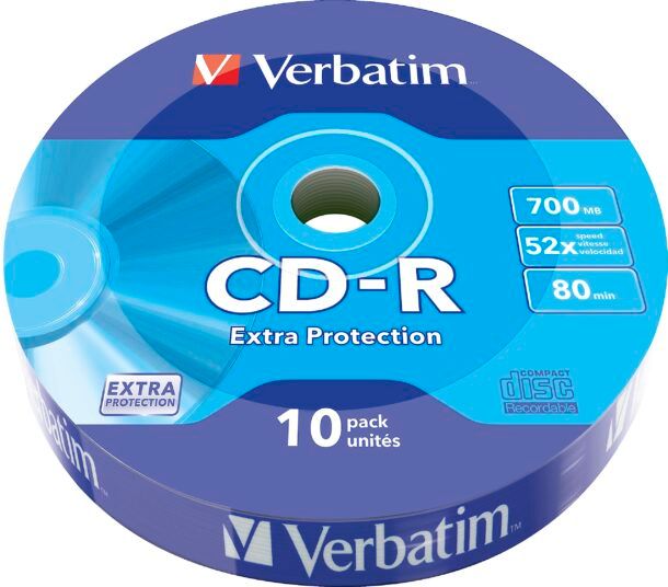CD-R VERBATIM VINYL AZO 52x vinile DIGITAL AUDIO CD VUOTI VERGINI ORIGINALI