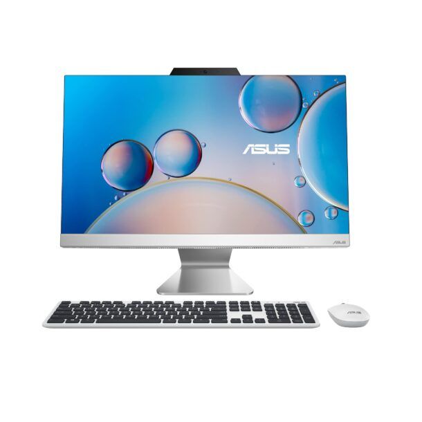 Lo schermo di un computer con più monitor e una luce blu che indica  sicurezza informatica.