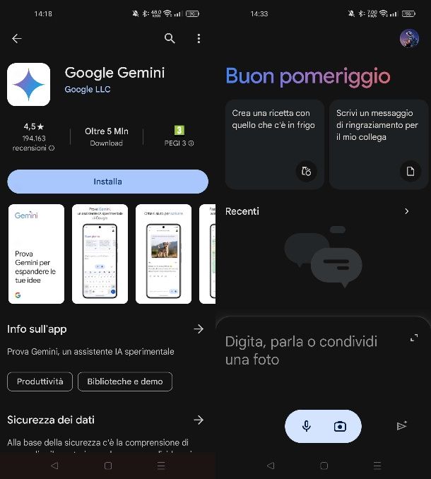 Come usare Google Gemini su smartphone e tablet