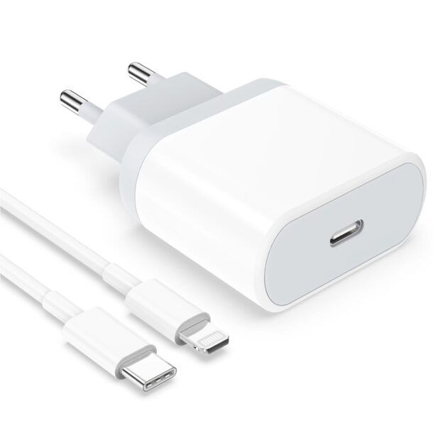 Caricatore Rapido USB C 20W with 2M Cavo for iPhone 14/14 Pro/ 14 Pro –