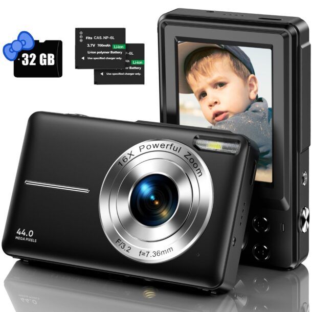 Fotocamera digitale HD, videocamera digitale per studenti, adulti