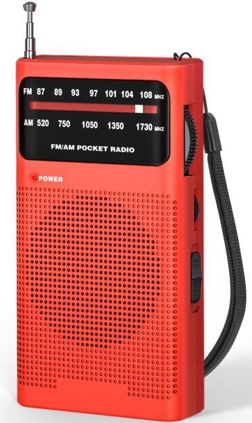 Mini Radio Portatile Digitale FM/AM Stereo Ricevitore Radio