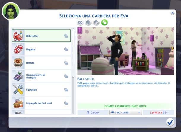 Part time the sims 4