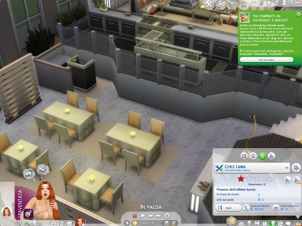 Ristorante The Sims 4