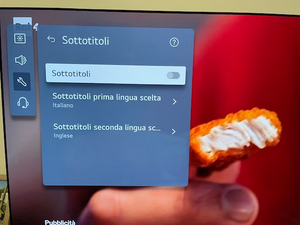 Sottotitoli TV LG