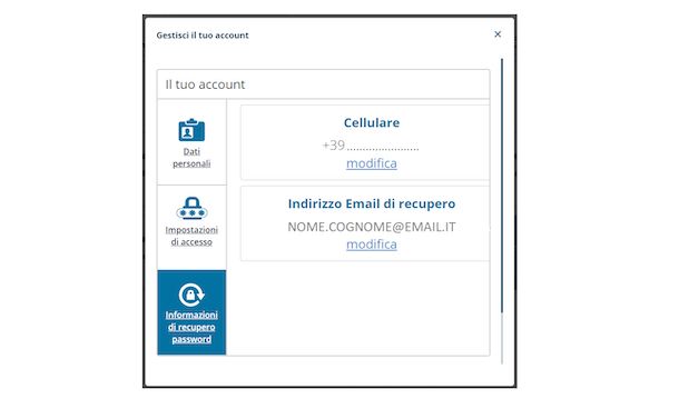 Cambiare email InfoCert