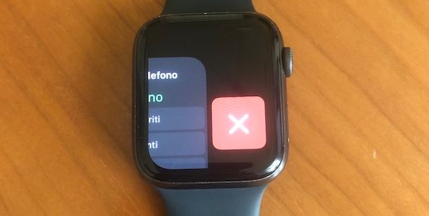 Chiudere app aperte su Apple Watch