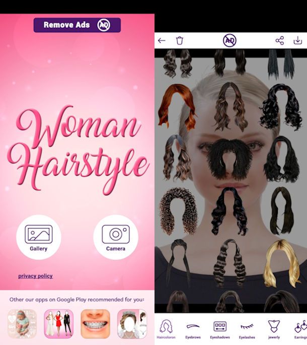 Acconciature — Hairstyles su Android