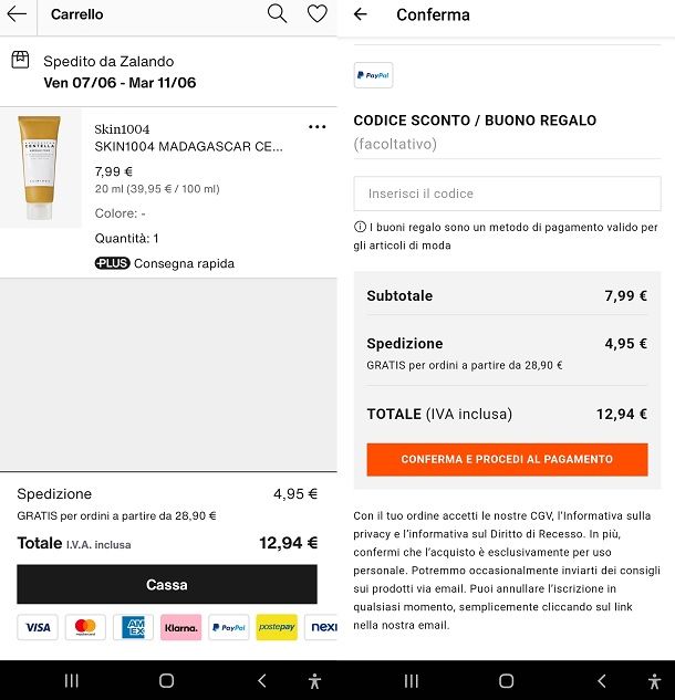 Buono regalo Zalando: come funziona