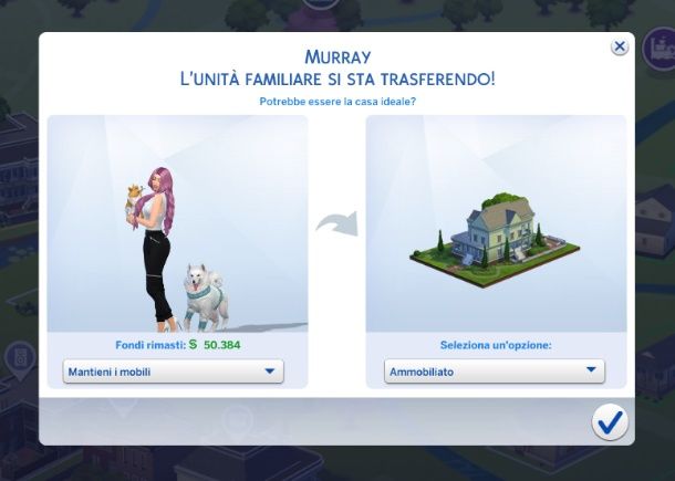 Trasferirsi The Sims 4