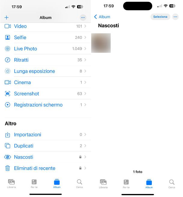 Come mostrare i file nascosti su iPhone