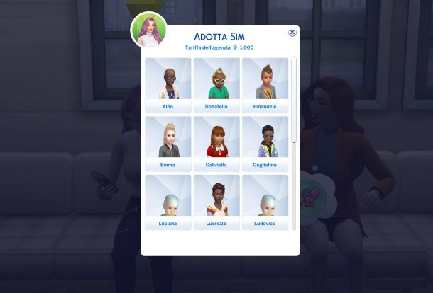 Adotta Sim The Sims 4