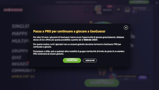 GeoGuessr a pagamento