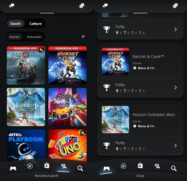 Come vedere le ore di gioco su PS App 2