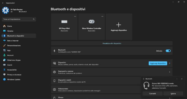 Cuffie Sony Bluetooth Windows