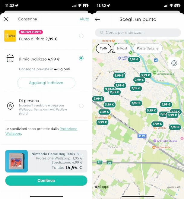 Spedizione Wallapop