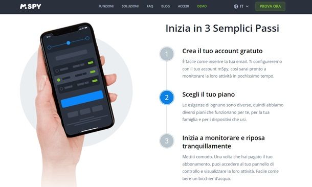 Le istruzioni per scaricare mSpy