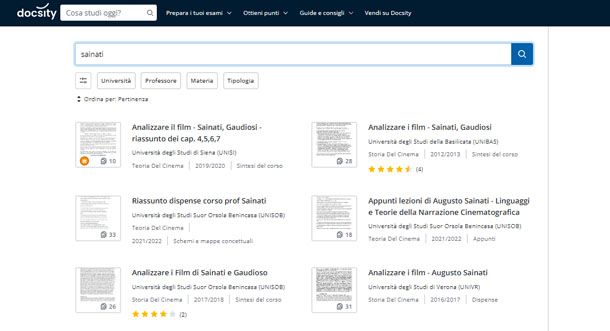 Riassunti libri universitari gratis su Docsity