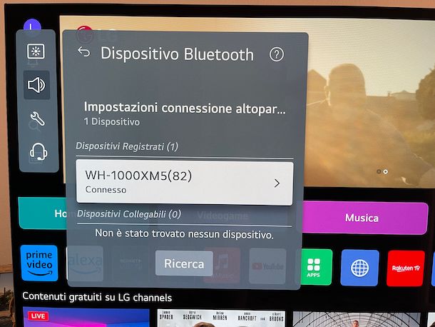 Cuffie Bluetooth Sony TV LG