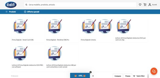 Metodo per rinnovare la firma digitale Buffetti