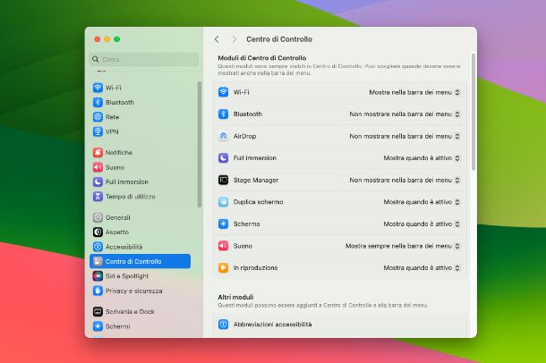 Come eliminare icone dalla barra superiore Mac