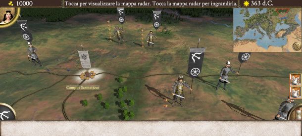 schermata app Rome Invasioni Barbariche Total War