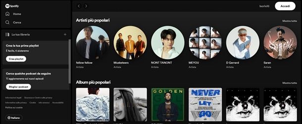 spotify web