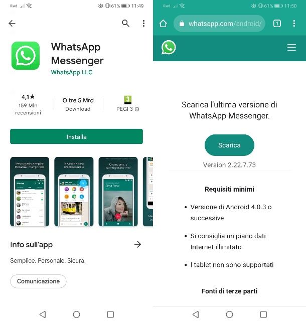 Come scaricare WhatsApp su Nokia Android