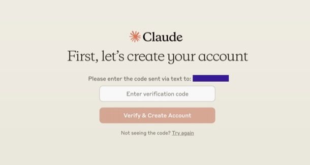 Verifica account Claude AI