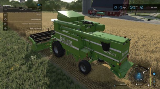 Farming simulator mietitrice