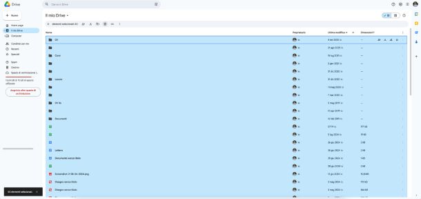 Liberare spazio Google Drive
