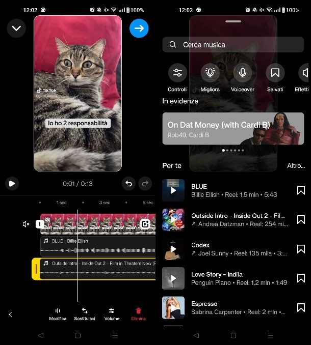 Come fare Reel su Instagram con più audio su Android