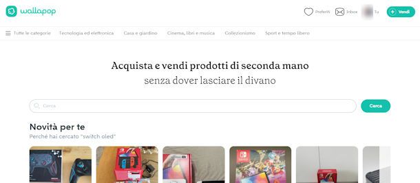 Informazioni preliminari Wallapop