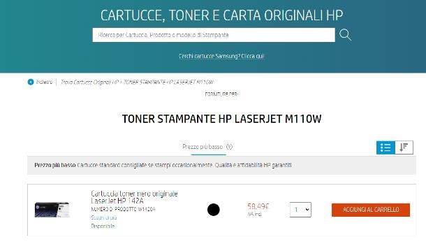 Come cambiare toner stampante HP