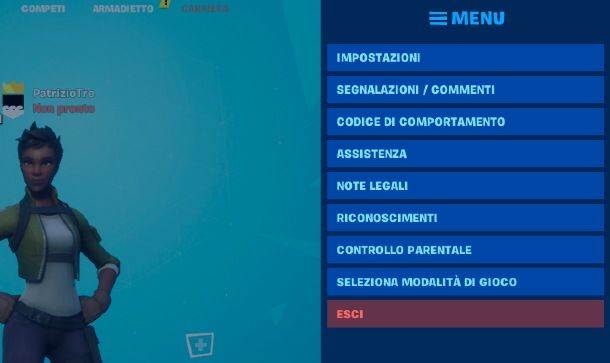 Come mettere il mirino su Fortnite PS4