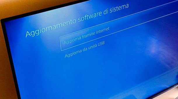 Aggiorna Firmware PS5