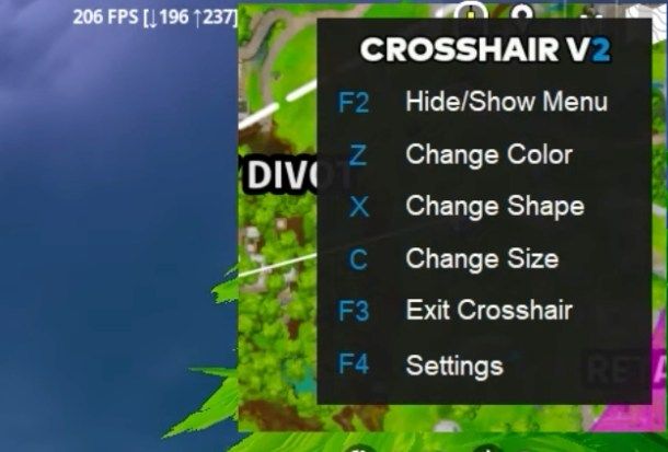 Crosshair V2 Fortnite