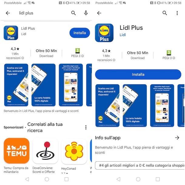 Lidl Plus Android