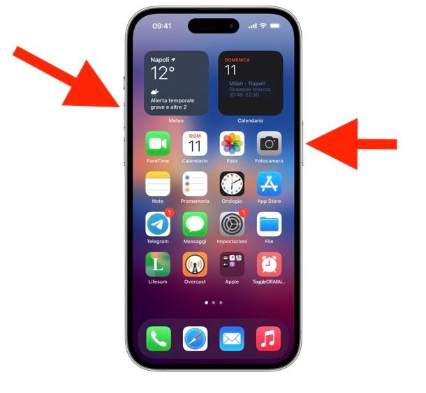 Come fare uno screenshot su iPhone 15