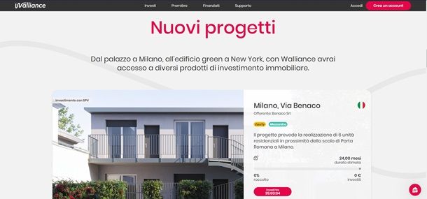 wallinace progetto