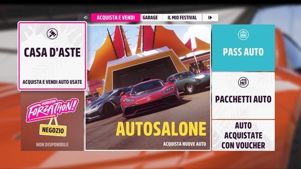 Casa d'aste Vendita automobili Forza Horizon 5