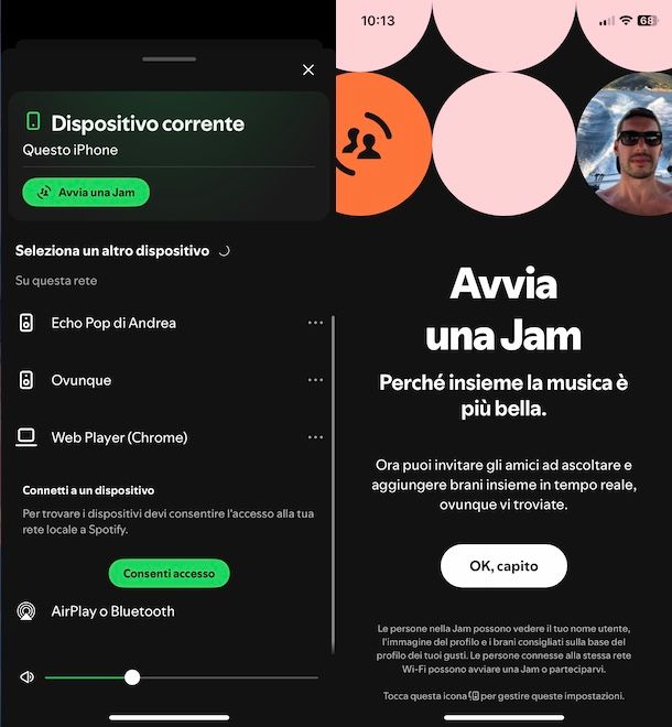 Creare una Jam su Spotify