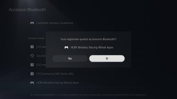 Come collegare il volante alla PS5