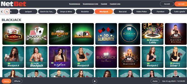 Giochi casinò online in italiano NetBet