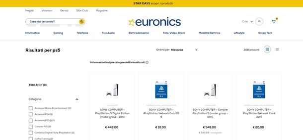 euronics ps5