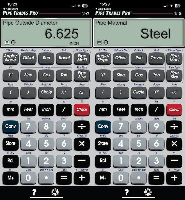 Pipe Calculator