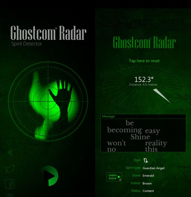 Ghostcom Radar Messages