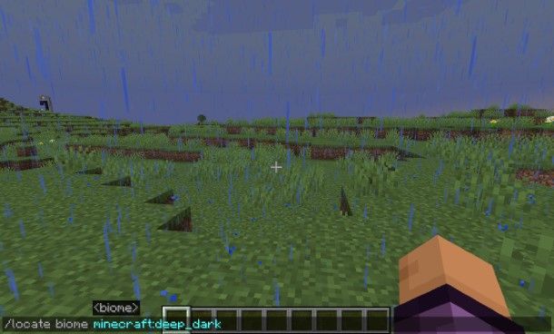 Come trovare il Deep Dark su Minecraft con la console dei comandi