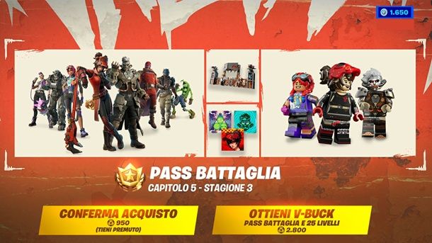 Versioni Battle Pass Pass Battaglia Fortnite